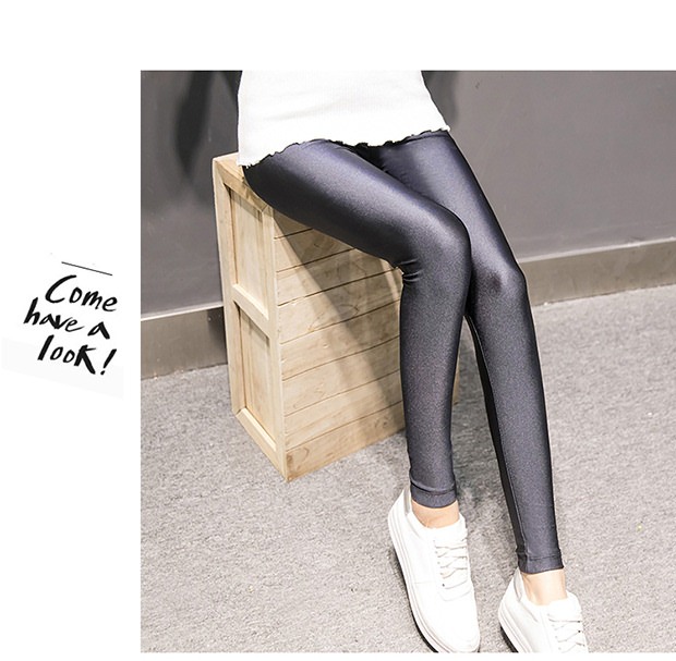 Quần legging nữ mỏng mặc thun co giãn cỡ lớn chân đen 9 điểm quần skinny mỏng mùa xuân và quần mùa thu quần legging cao cấp
