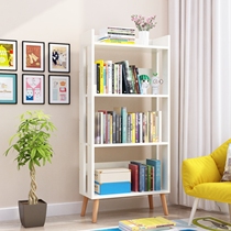 Bookshelf floor simple modern simple living room shelf children students solid wood combination creative storage small bookcase