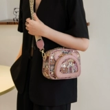 北包包 Шоппер, модная милая универсальная сумка на одно плечо, камера, сумка для техники, городской стиль, с медвежатами