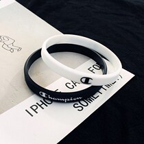 Couple bracelet a pair of Japan-ROK silicone gel male and female hand ring students bestie brothers bracelets