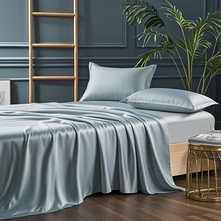 High-End Export 100% Pure Silk Bed Sheet, Single Piece, 100% Mulberry Silk, Heavy Weight, Seamless, Single/Double, Solid Color Bed Sheet High-End Export 100% Pure Silk Bed Sheet, Single Piece, 100% Mulberry Silk, Heavy Weight, Seamless, Single/Double, Solid Color Bed Sheet