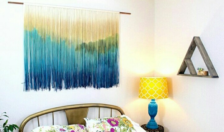 Treo tay làm bằng tay dệt tấm thảm phóng túng trang trí B & B Trang trí nhà mềm mại Tùy chỉnh thảm treo tường anime