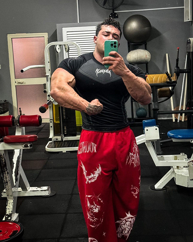 Brother, спортивная быстросохнущая дышащая эластичная футболка с коротким рукавом, в американском стиле, в обтяжку 