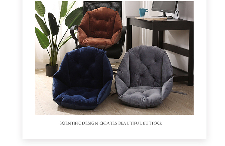 Winter ghế sang trọng đệm pad dày ấm ghế wicker đệm văn phòng eo đệm đệm một máy tính - Ghế đệm / đệm Sofa màu đệm ghế đẹp