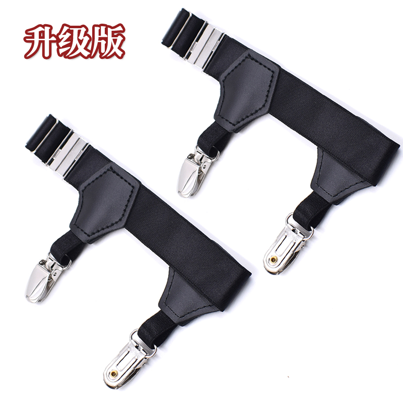 Đen nylon garter clip đôi mô hình nam giới và phụ nữ đàn hồi hàng dệt kim clips vớ điều chỉnh vớ chống trượt clips Châu Âu và Hoa Kỳ