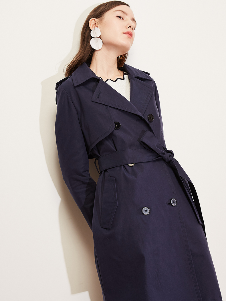 Trench pour femme NAIVEE   en Coton - Ref 3228320 Image 12