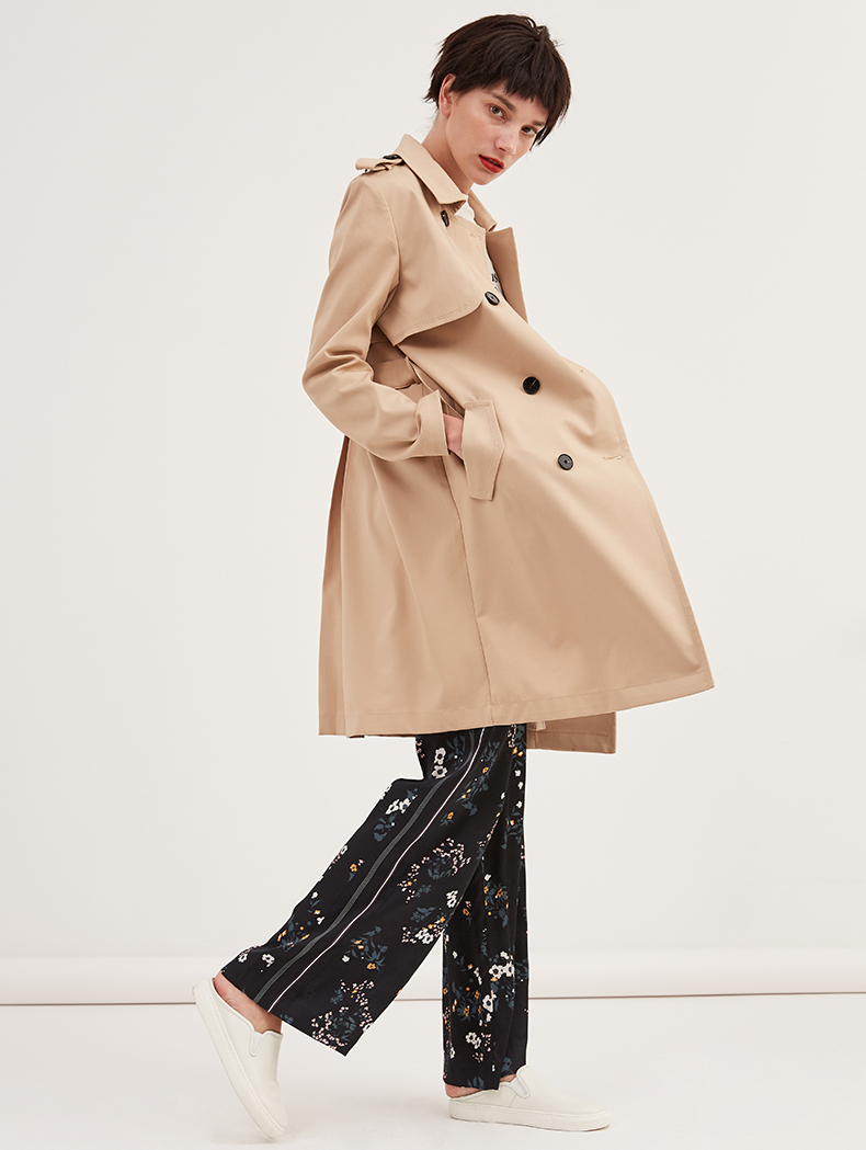 Trench pour femme NAIVEE   en Coton - Ref 3228320 Image 9