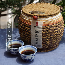 2003 Premium cylinder storage Jinhua Liubao Tea Guangxi Wuzhou black tea leaf specialty Tea factory Daluo sub-packaged 500g