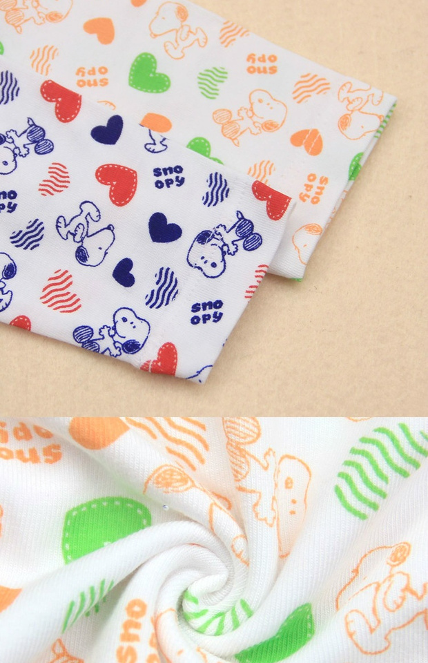 Mùa xuân và mùa thu Đồ lót snoopy Nam và nữ cotton mỏng bên trong quần len trẻ em quần áo ngủ trẻ em lớn quần áo trẻ em mùa thu - Quần áo lót đồ đẹp cho bé gái