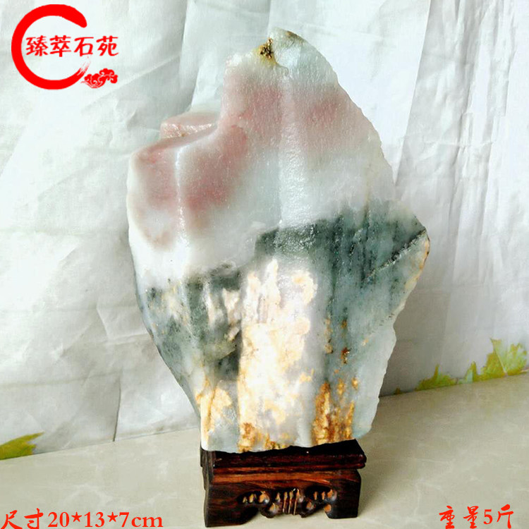 Guilin Chicken blood stone Qishi Chicken blood jade sightseeing stone Collection stone boutique ornaments Original stone Shanglang material ice species