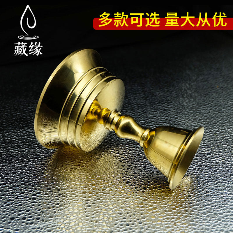 Tibetan pure copper ghee lamphouse Buddha for Buddha to supply lamps Changming headlights and De Buddha lamp candlestick household batch hair