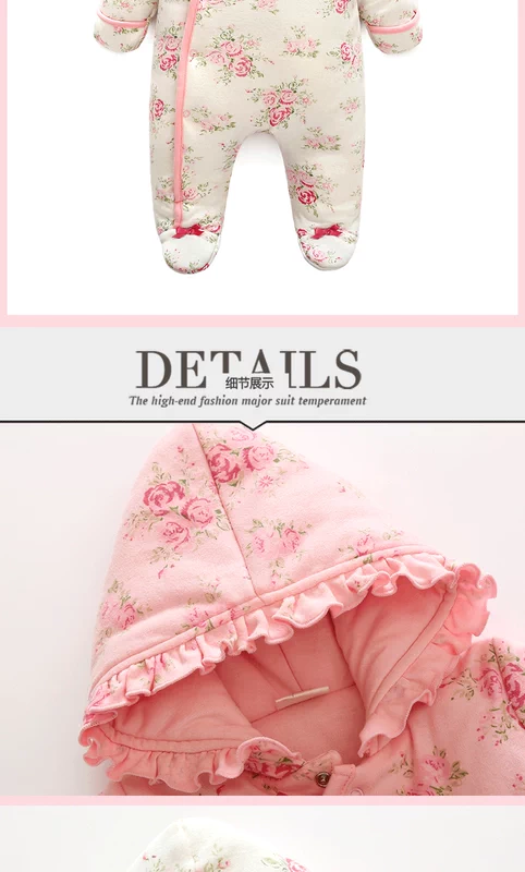 Mùa thu và mùa đông quần áo sơ sinh cho bé phù hợp với hộp quà tặng trăng tròn quà tặng cotton sơ sinh 0-3 tháng