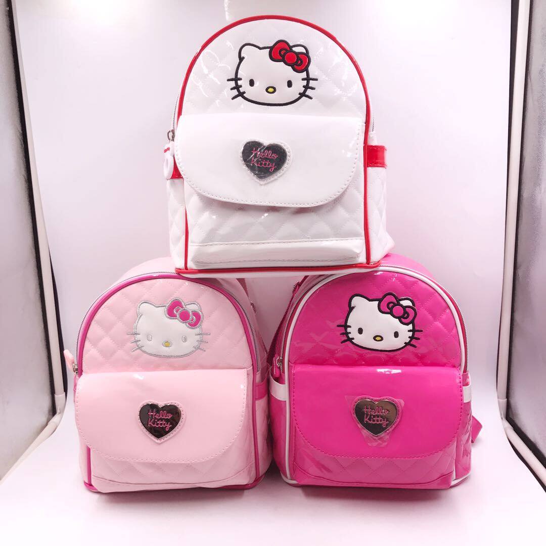 New Products Girl Han Edition Fashion Trends Bright Side PU Double Shoulder Bag Girls Super Cute Ha KT Casual School Bag