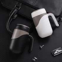 Ceramic liner double-layer heat insulation cup mens cover with handle office coffee cup water cup household tea cup