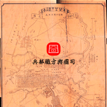 (Map) 1914 Changchun Three Kingdoms Street Relationship Map. Old map of Changchun in the early Republic of China. Non-physical