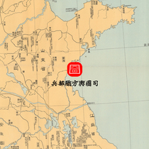High-resolution map of famous Buddhist mountains and temples in China during the Republic of China (drawn by Japan in 1926)
