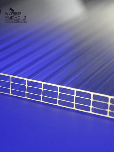 瑞众 Бренд ПК Солнечная пластинка Поликарбонат Китай пустой доска тепличная на открытом воздухе на протяжении всей жизни на протяжении всей жизни