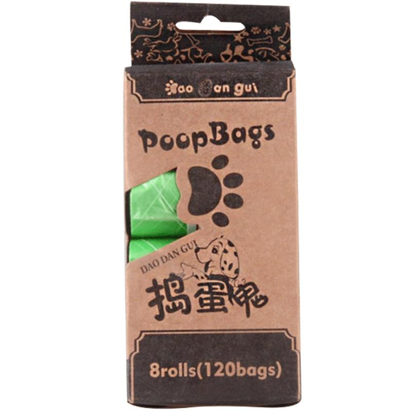 Pets ten poo bags ten TOILET BAGS Rubbish Bags DOG POOP Toilet Bags Clean Bags PORTABLE PACKAGING 8 volumes per case