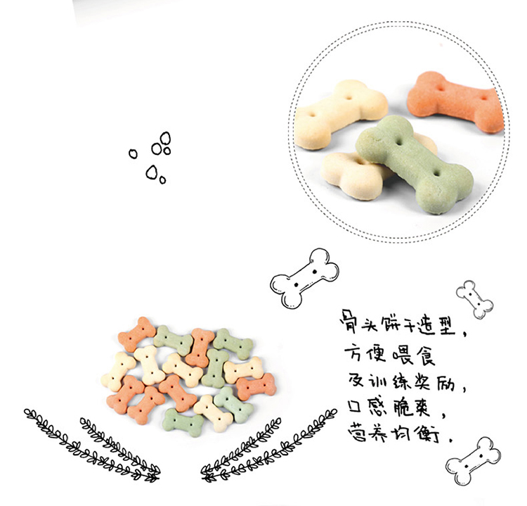 Bánh quy khử mùi cho thú cưng nghịch ngợm Đồ ăn nhẹ cho chó Teddy Labrador làm sạch răng trừ hôi miệng làm bánh quy chó thức ăn của chó