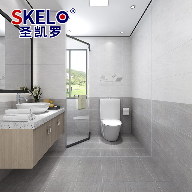 Santa Quero Grey Antique Brick Make-up Room Tile 300x600 Bathroom Toilet Balcony Wall Brick Non-slip Floor Tiles