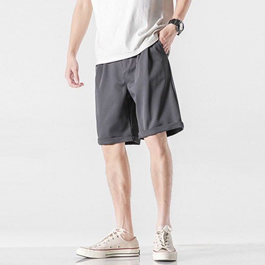 2023 sommer Japanische Dünne Shorts männer Half-länge Hosen Chinesischen Stil männer Casual Gerade Sport Strand Hosen mittlere Hosen