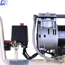 Oil-free silent air compressor accessories Small air scale Household woodworking decoration pump vertical switch Aluminum alloy
