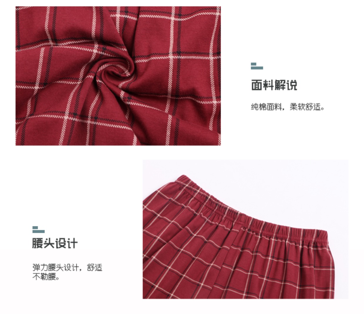 Bộ đồ ngủ đôi mùa xuân và mùa thu cotton dài tay màu đỏ lễ hội XL có thể mặc bên ngoài nam và nữ phù hợp với dịch vụ gia đình đồ bộ cao cấp