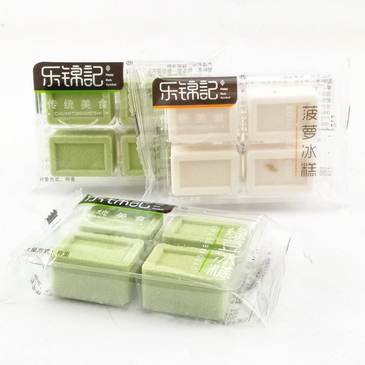 Hot Sell Lejin Notes Green Bean Pineapple Ice Cake Whole Box 10 Catty Traditional Specialty Snack Snack Snack