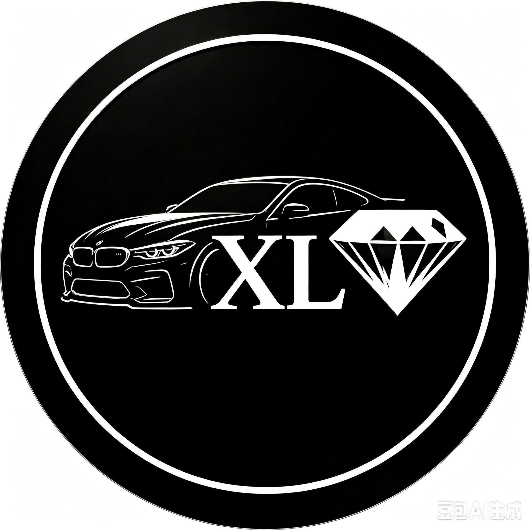 鑫龙车品店的LOGO