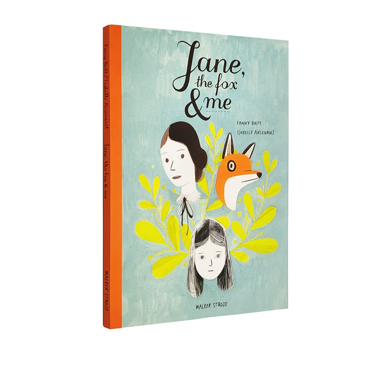 Оригинальный английский Jane, The Fox and Me Jian Ai, Fox and I 9-12 лет, воспитательный подросток канадский иллюстратор Isabelle Arsenault