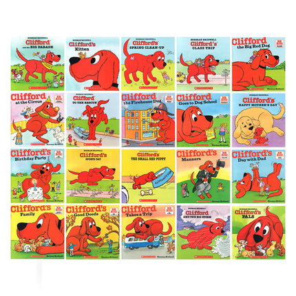 英文原版 Clifford the Big Red Dog 大红狗系列