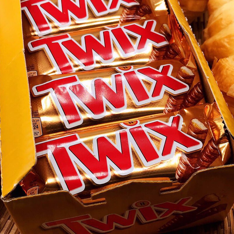 Twix Chocolate Imported Snacks 24 Pieces/50G1 Box Casual Chocolate Caramel Flavor Sandwich Twix Chocolate Imported Snacks 24 Pieces/50G1 Box Casual Chocolate Caramel Flavor Sandwich