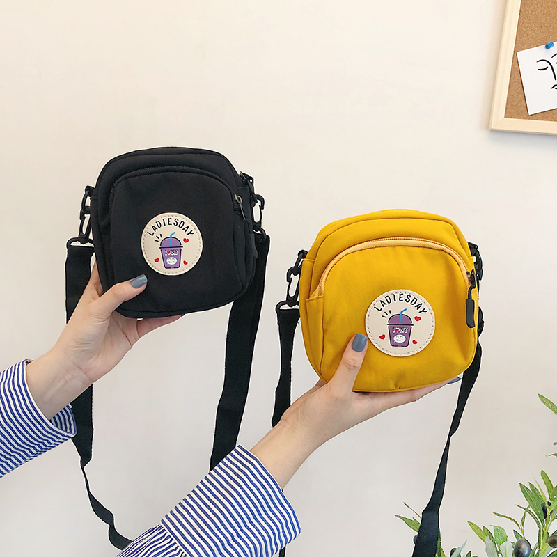 Japanese cute bag mini soft girl girl Korean version of Harajuku students all-match one-shoulder messenger small canvas bag ins