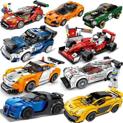 Lego, конструктор, суперкар, игрушка для мальчиков, интеллектуальный классический транспорт, гоночный автомобиль