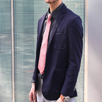 (Radish Mens Club) Mens Casual Suit Simple Slim Personality Small Suit