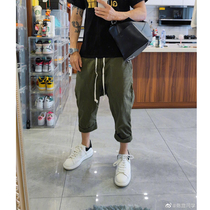 (Radish Cooperative) Chen Zhen Tongan Spring Summer 80% Pants Hanging Crotch Day Tying Pants Kharen Pants Small Leggings Pants