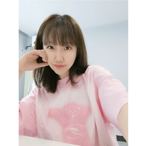 (Radish Cooperative) Men and women T-shirt lovers short sleeve small bear surges 100 hitch a long-in-the-brother-in-laws sister-in-law.