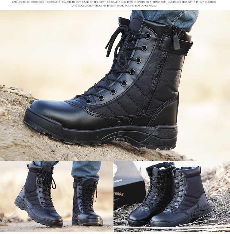 Bottes militaires pour homme - encapsulé - Ref 1398189 Image 22