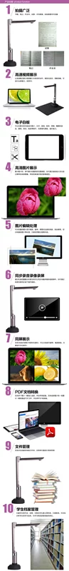 Liang Tian Gao Paiyi V510W Máy quét HD 5 triệu pixel A4 văn phòng di động không dây WIFI chính phủ giảng dạy máy scan fujitsu sp1120