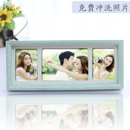 Фотография из натурального дерева, памятная фоторамка, головоломка, 5 дюймов, 6 дюймовая, подарок на день рождения