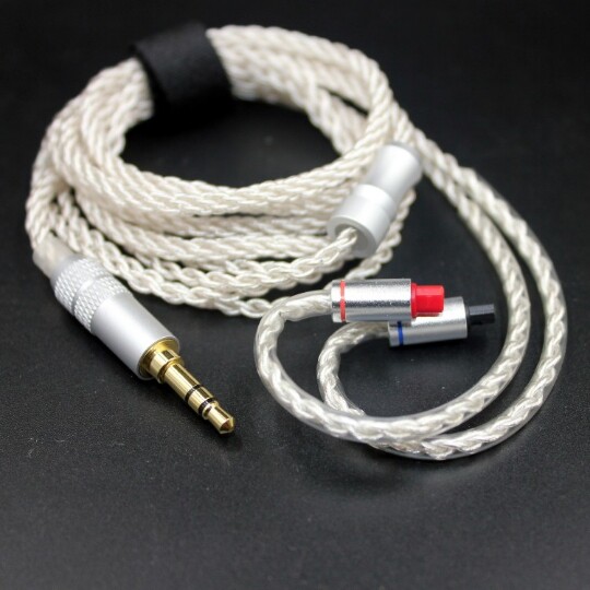 Iron triangle im50 headphone upgrade line 8 strands single crystal copper silver plated im70 01 02 0304 0304 repair wire