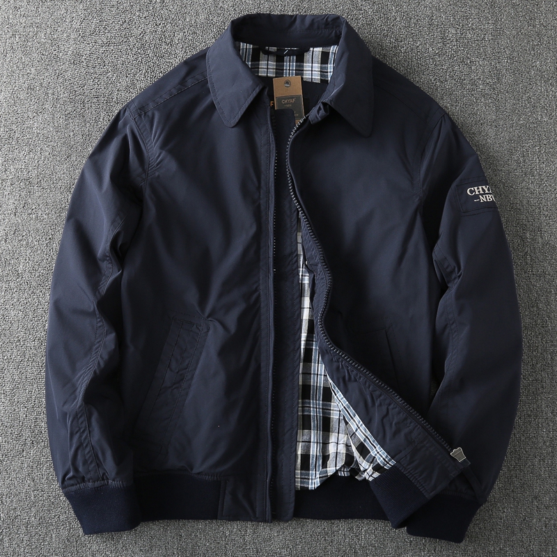 Men's Trendy Spring, Autumn, and Winter Lapel Jacket, Business Casual Slim-Fit Versatile Double-Layer Short Workwear Jacket Men's Trendy Spring, Autumn, and Winter Lapel Jacket, Business Casual Slim-Fit Versatile Double-Layer Short Workwear Jacket