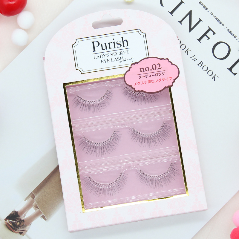 Japanese beauty new favorite SWEET magazine developed Purish 02 Japanese false eyelashes cute electric eye doll spot