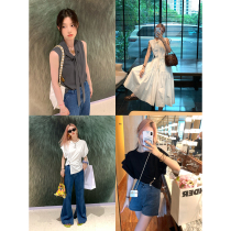 vcruan Asiago 2022 Summer new design Feminists of a small crowd of hot girls wearing sleeveless vest T-shirts