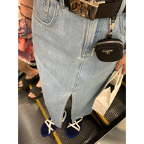 vcruan Axige soft piapia denim skirt womens 2022 summer new waist-length skirt