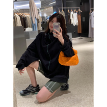 vcruan Ahego playing cards twisted asymmetric sweater women autumn and winter New Korean loose casual top