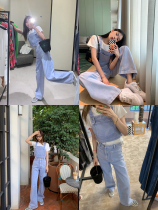 Ashigo vcruan cowboy very busy private service Big Battle 2021 New loose jeans women straight pants