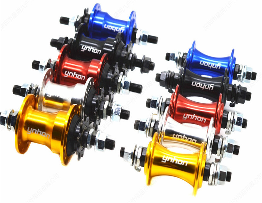 ynhon14 inch wheel set flower drum 20 holes V brake 4 Palin flower drum 9 teeth 1 4 inch sleeve wrench wheel 412 folding cart small flower drum