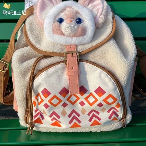 Шанхайский Дисней Домашний Покупка Маленькая Семья мечты Лин на Белл Маленький Фокс Мультфильм плюшевый пакет рюкзак задних мешок