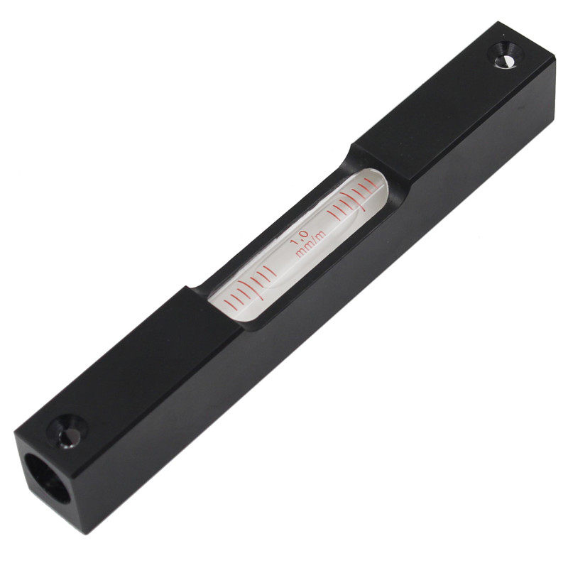 HACCURY high precision strip horizontal ruler iron made metal gradienter small horizontal bubble accuracy 1mm